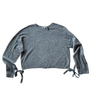 Helmut Lang wool blend gray sweater made in USA with Italian yarn size Large